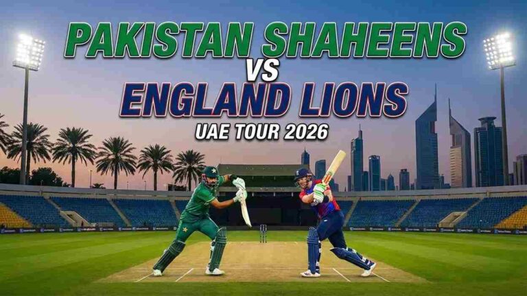 Pakistan Shaheens vs England Lions 2026