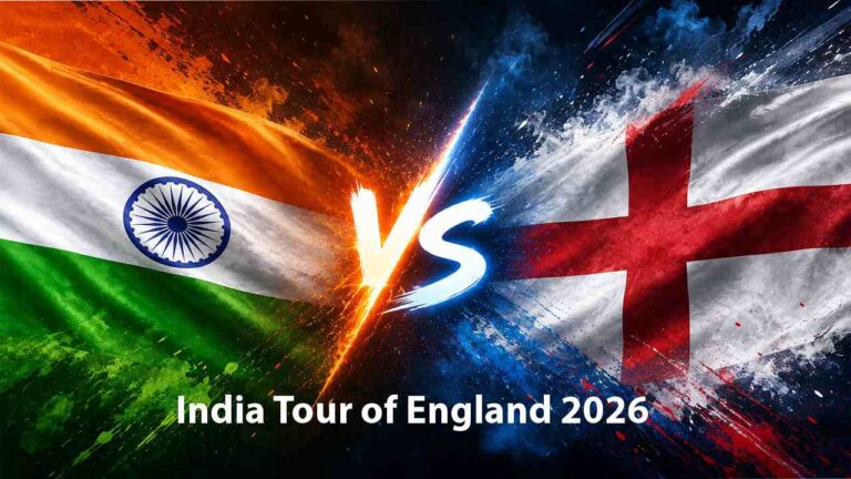 India vs England 2026 Live Streaming, Squad, and Schedule