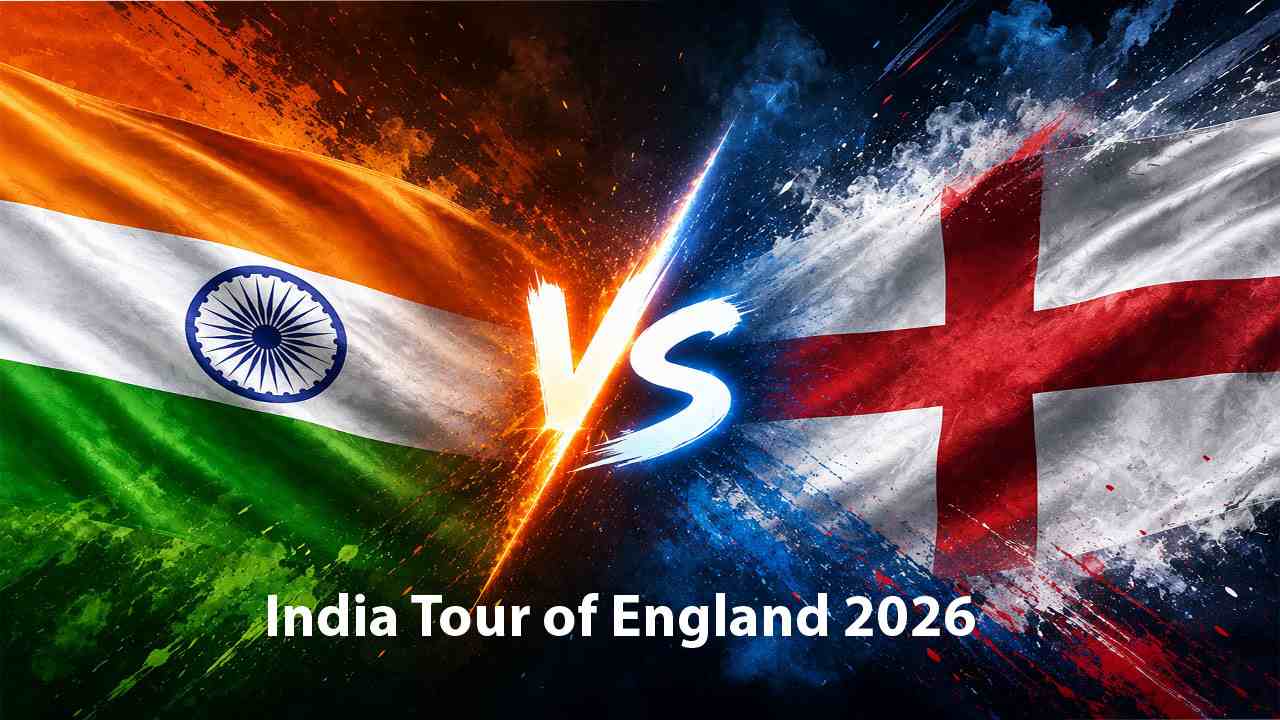 India vs England 2026 Live Streaming, Squad, and Schedule