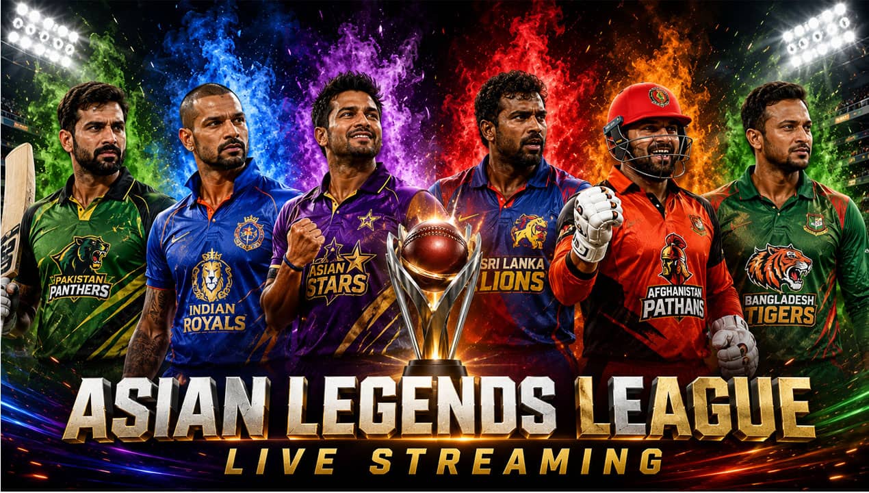 Asian Legends League Live Streaming, Schedule, Squad